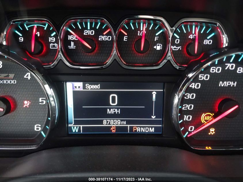 2016 CHEVROLET SILVERADO 1500 2LZ - 3GCUKSEC1GG232221