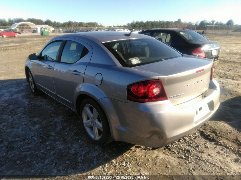 2013 DODGE AVENGER SE - 1C3CDZAB0DN642740