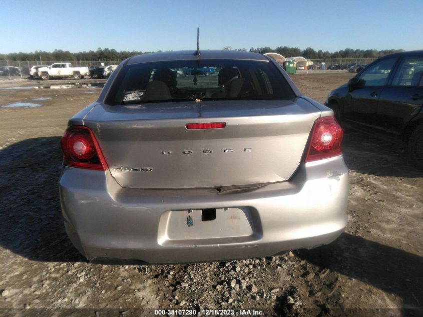 2013 DODGE AVENGER SE - 1C3CDZAB0DN642740