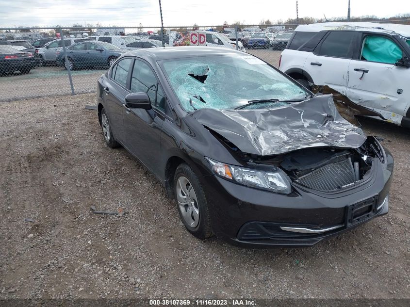 2014 HONDA CIVIC LX - 2HGFB2F55EH538166