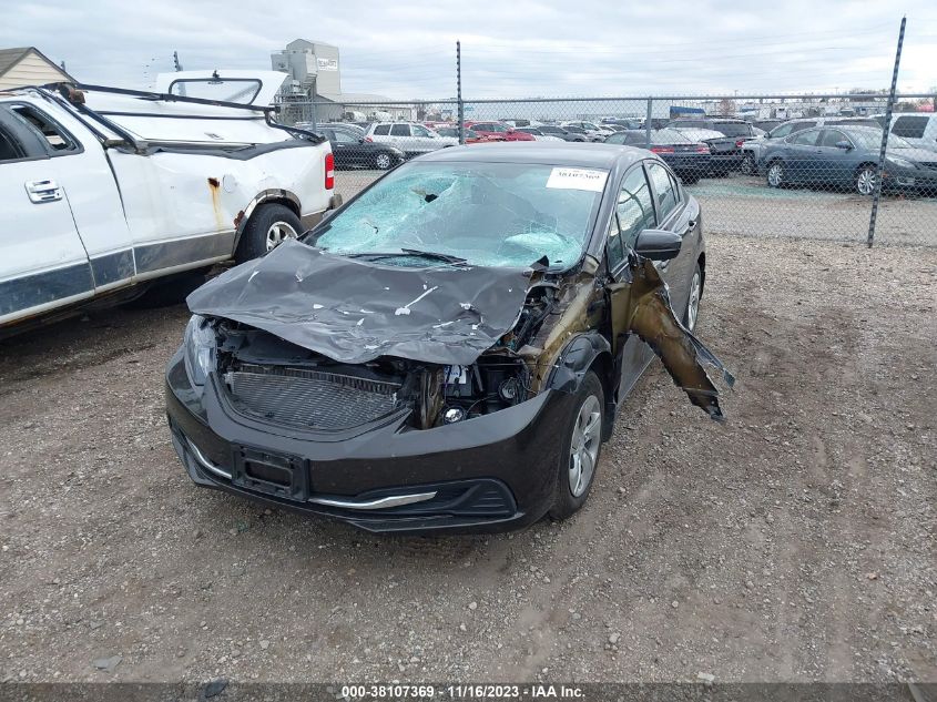 2014 HONDA CIVIC LX - 2HGFB2F55EH538166