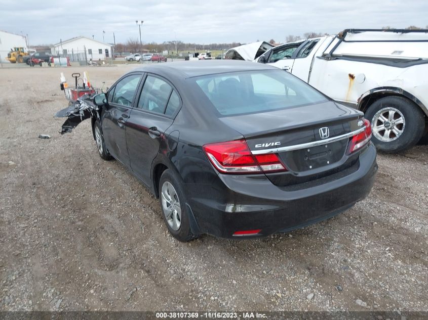 2014 HONDA CIVIC LX - 2HGFB2F55EH538166