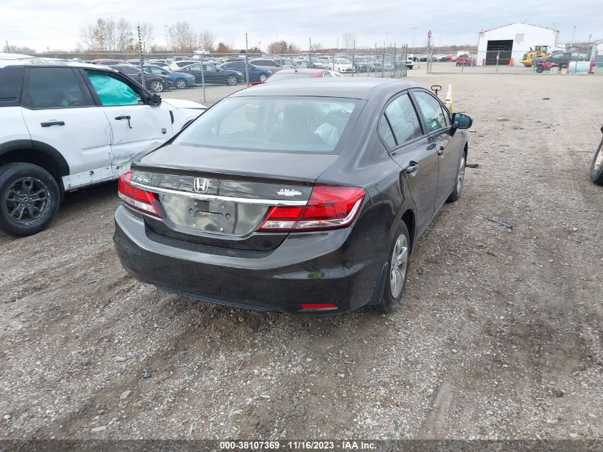 2014 HONDA CIVIC LX - 2HGFB2F55EH538166