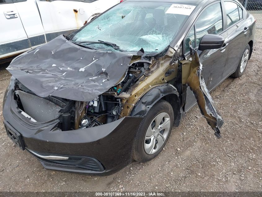 2014 HONDA CIVIC LX - 2HGFB2F55EH538166