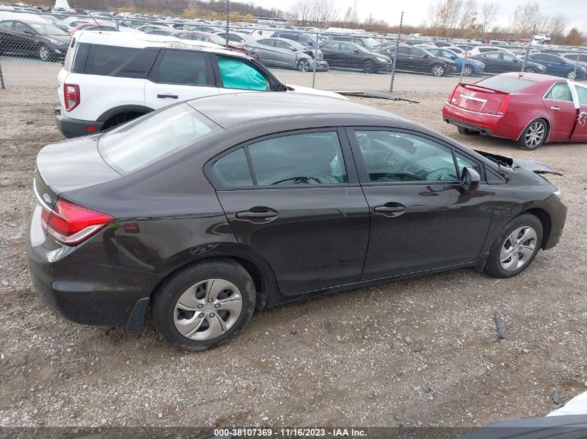 2014 HONDA CIVIC LX - 2HGFB2F55EH538166