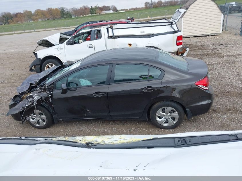 2014 HONDA CIVIC LX - 2HGFB2F55EH538166