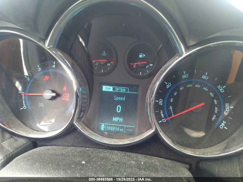 2013 CHEVROLET CRUZE 2LT - 1G1PF5SB7D7200159