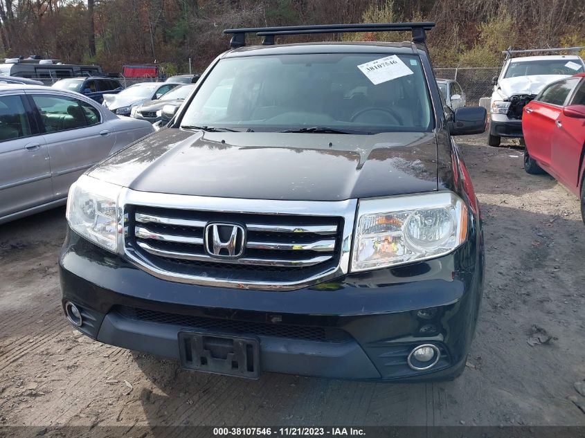 2013 HONDA PILOT EXL - 5FNYF4H51DB048767