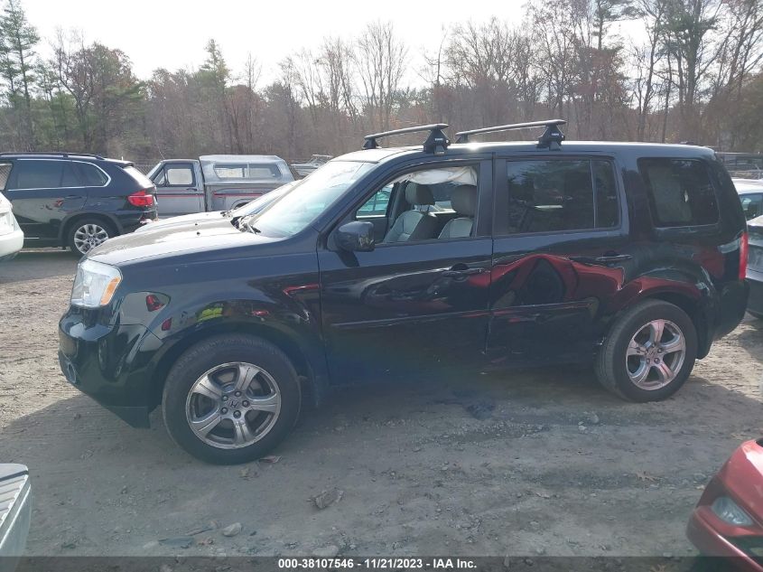 2013 HONDA PILOT EXL - 5FNYF4H51DB048767