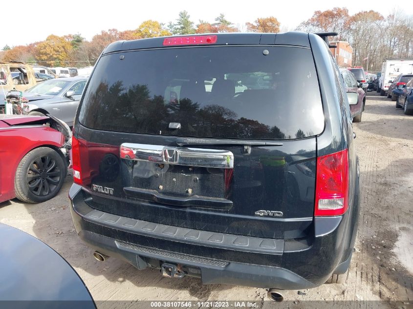 2013 HONDA PILOT EXL - 5FNYF4H51DB048767