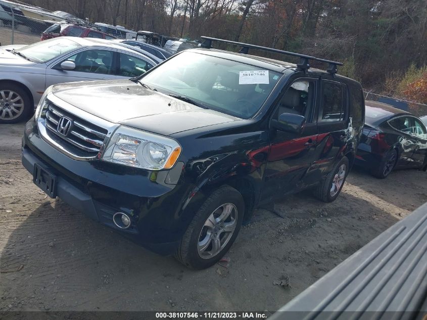 2013 HONDA PILOT EXL - 5FNYF4H51DB048767
