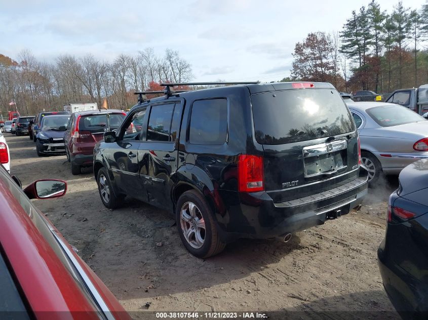 2013 HONDA PILOT EXL - 5FNYF4H51DB048767