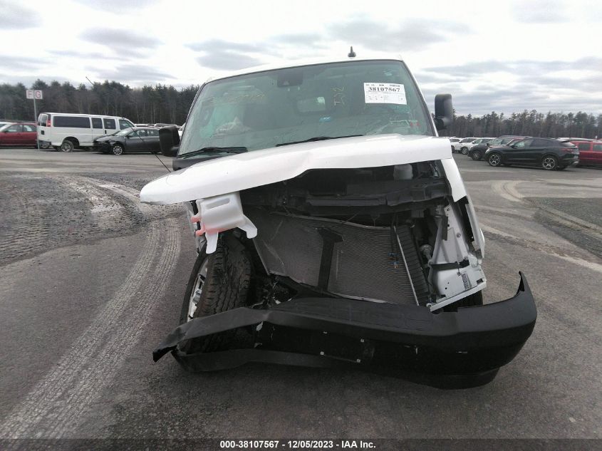 2019 CHEVROLET EXPRESS 2500 WORK VAN 1GCWGAFP1K1368815