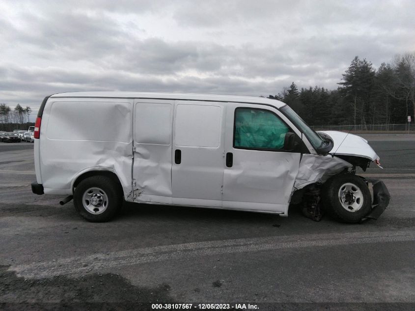 2019 CHEVROLET EXPRESS 2500 WORK VAN 1GCWGAFP1K1368815