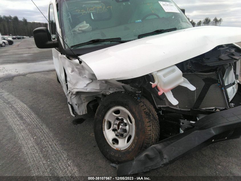 2019 CHEVROLET EXPRESS 2500 WORK VAN 1GCWGAFP1K1368815
