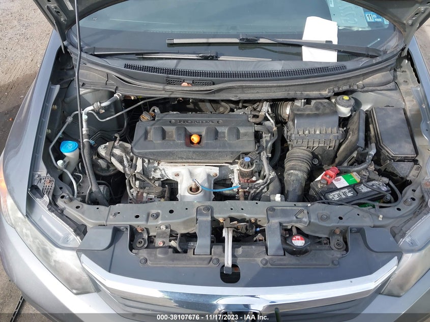 2012 HONDA CIVIC VIN: 2HGFB2F82CH313615