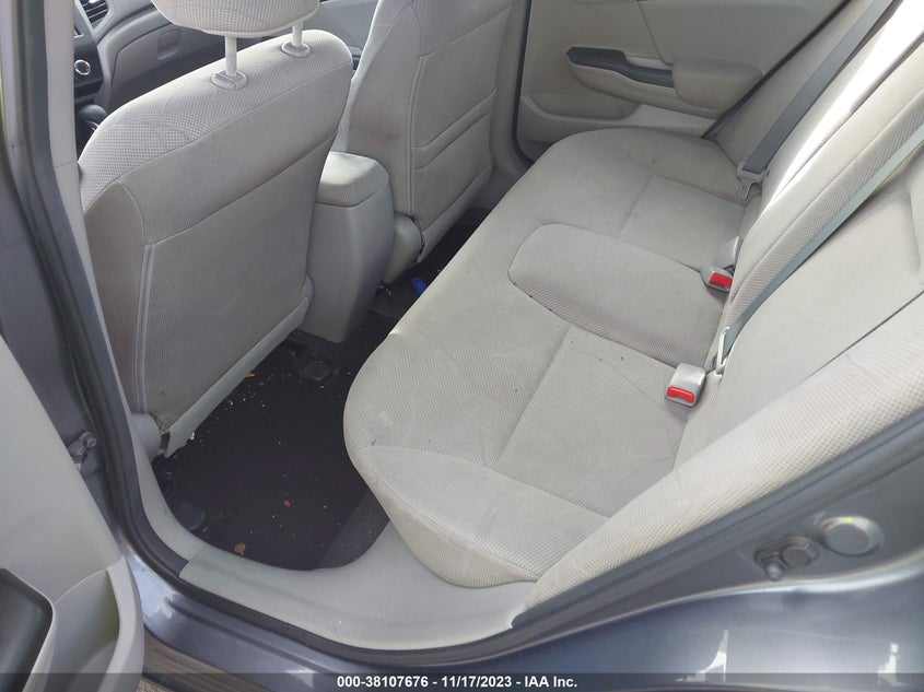 2012 HONDA CIVIC VIN: 2HGFB2F82CH313615