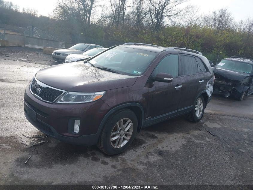 2015 KIA SORENTO LX - 5XYKTCA63FG604634