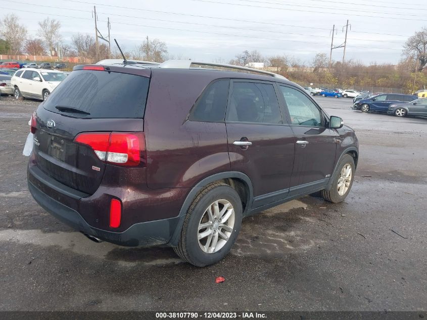 2015 KIA SORENTO LX - 5XYKTCA63FG604634