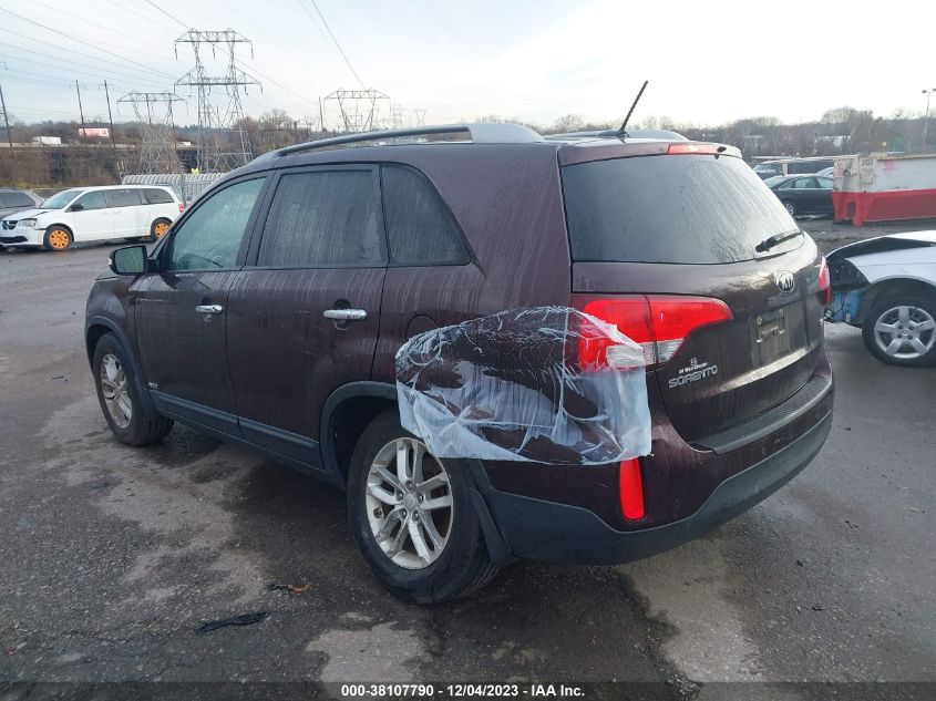2015 KIA SORENTO LX - 5XYKTCA63FG604634