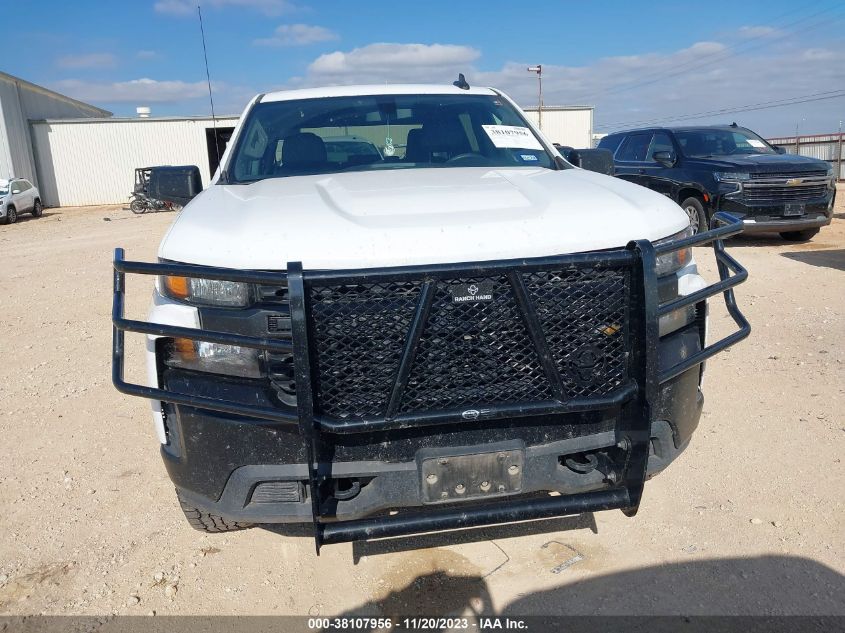 2019 CHEVROLET SILVERADO 1500 WORK TRUCK - 3GCUYAEF9KG116132