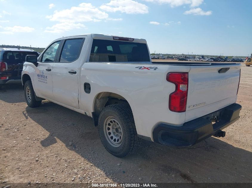 2019 CHEVROLET SILVERADO 1500 WORK TRUCK - 3GCUYAEF9KG116132