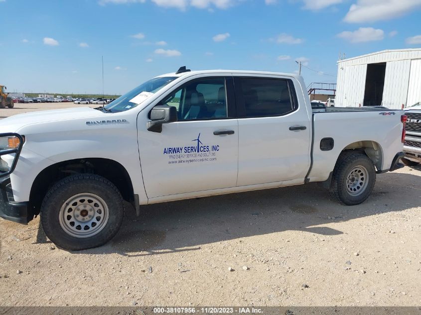 2019 CHEVROLET SILVERADO 1500 WORK TRUCK - 3GCUYAEF9KG116132