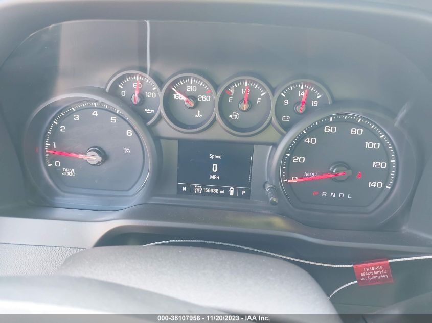 2019 CHEVROLET SILVERADO 1500 WORK TRUCK - 3GCUYAEF9KG116132