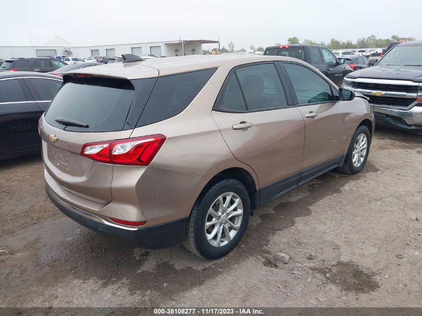 2018 CHEVROLET EQUINOX LS - 2GNAXHEV4J6230319