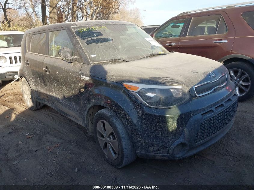 2015 KIA SOUL BASE - KNDJN2A20F7184258