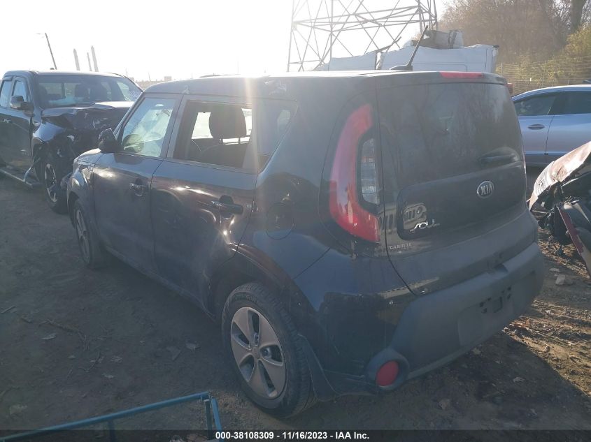2015 KIA SOUL BASE - KNDJN2A20F7184258