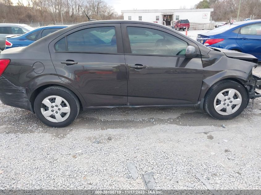 2014 CHEVROLET SONIC LS MANUAL - 1G1JB5SHXE4125451