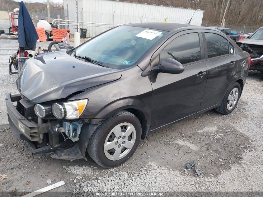 2014 CHEVROLET SONIC LS MANUAL - 1G1JB5SHXE4125451