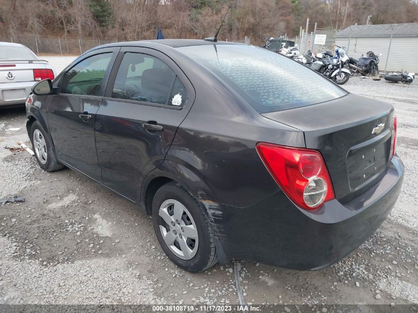 2014 CHEVROLET SONIC LS MANUAL - 1G1JB5SHXE4125451