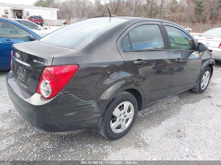 2014 CHEVROLET SONIC LS MANUAL - 1G1JB5SHXE4125451
