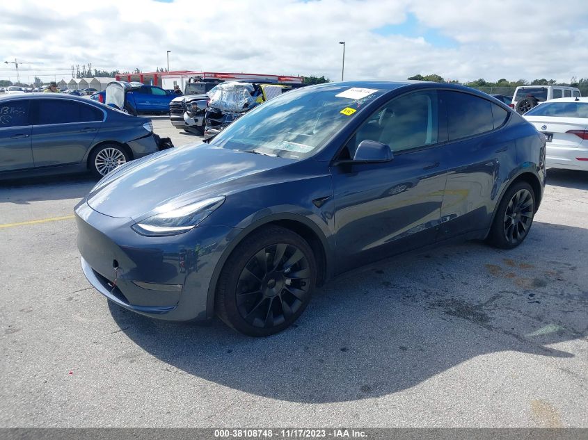VIN 7SAYGDEE1PA026306 2023 TESLA MODEL Y
