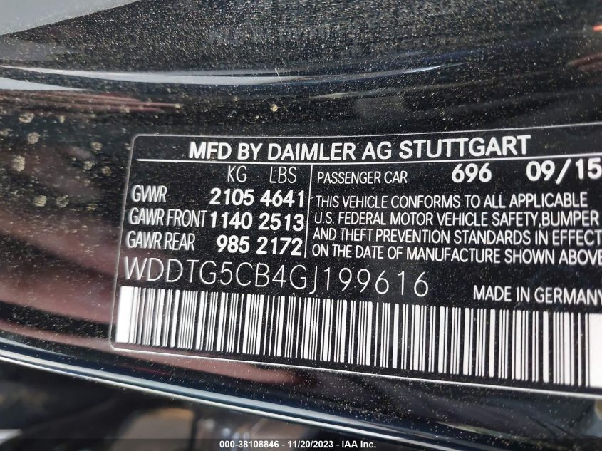 2016 MERCEDES-BENZ AMG GLA 45 - WDDTG5CB4GJ199616