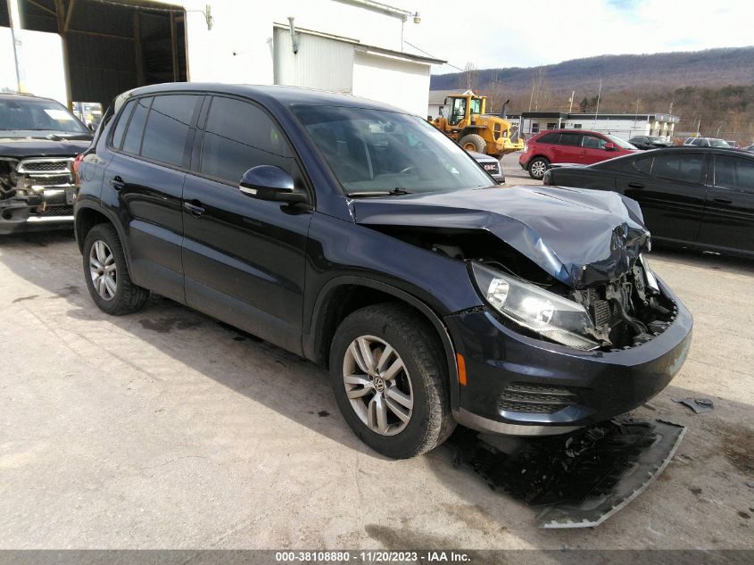 2014 VOLKSWAGEN TIGUAN S - WVGBV3AX2EW596333