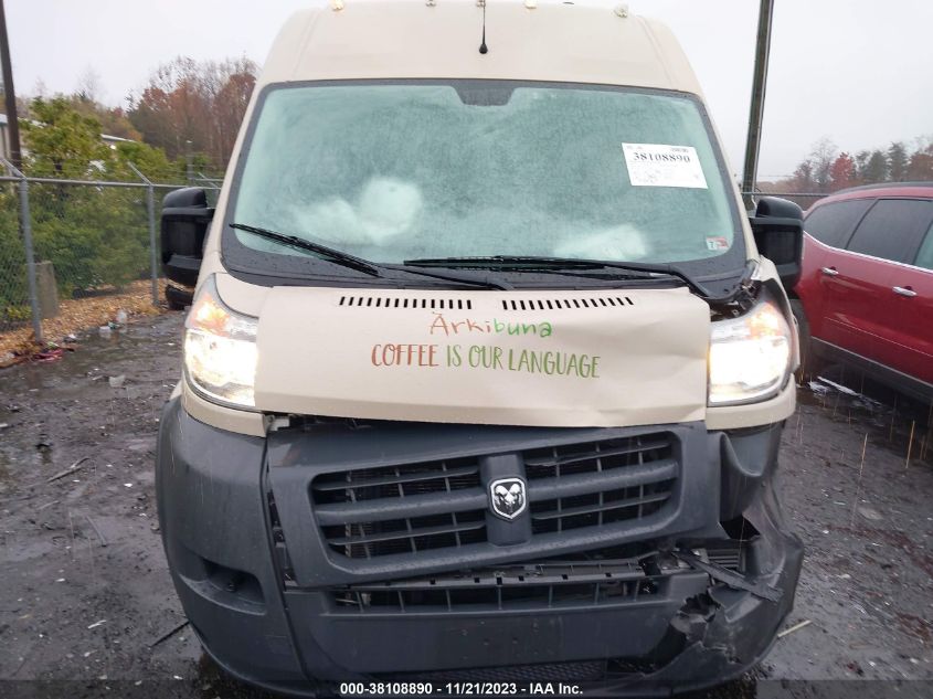2018 RAM PROMASTER 2500 HIGH ROOF 159" WB 3C6TRVDG8JE139235