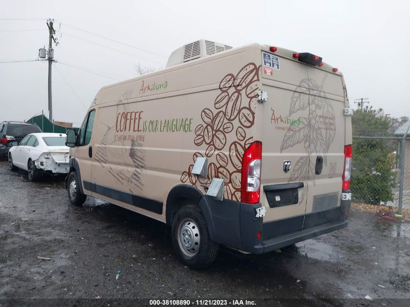 2018 RAM PROMASTER 2500 HIGH ROOF 159" WB 3C6TRVDG8JE139235