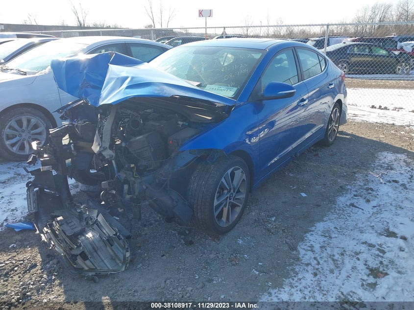 VIN 5NPD84LF5HH087104 2017 HYUNDAI ELANTRA LIMITED