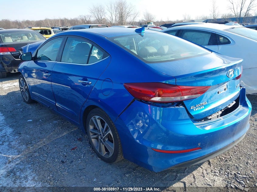 VIN 5NPD84LF5HH087104 2017 HYUNDAI ELANTRA LIMITED
