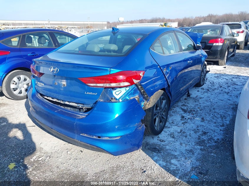VIN 5NPD84LF5HH087104 2017 HYUNDAI ELANTRA LIMITED