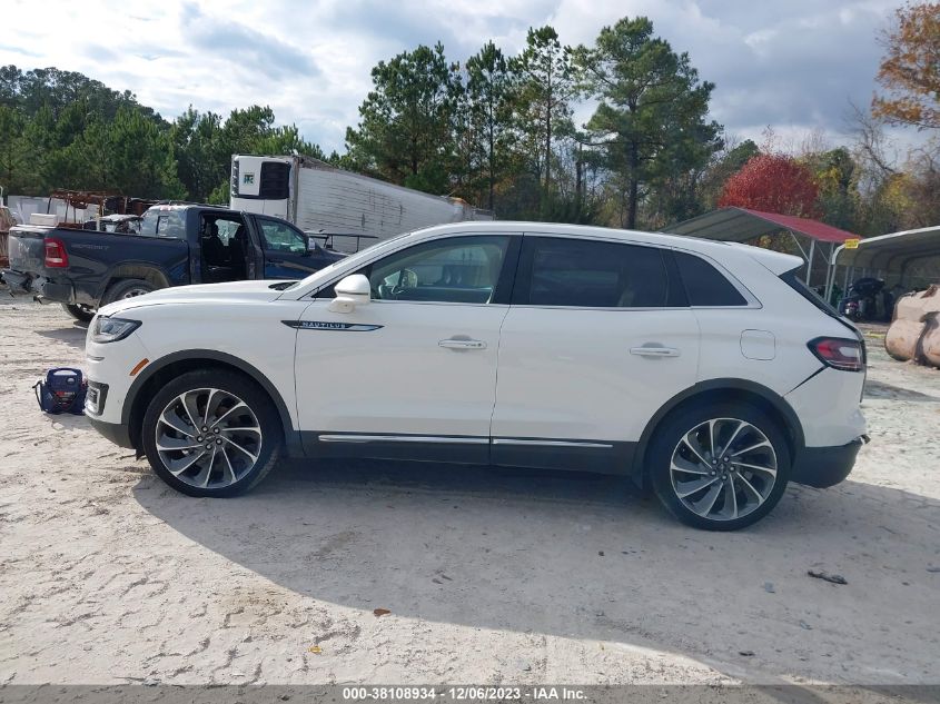 2020 LINCOLN NAUTILUS RESERVE - 2LMPJ8K96LBL10999