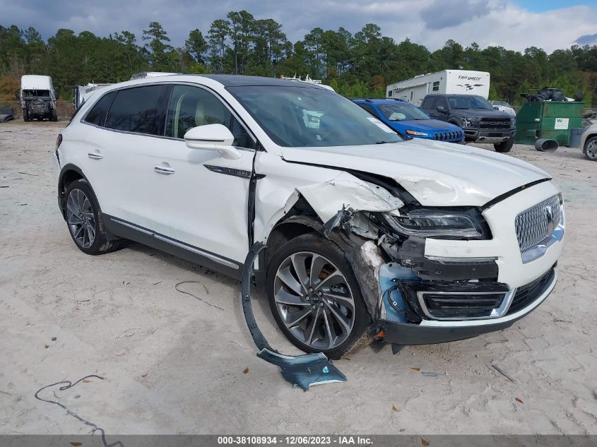 2020 LINCOLN NAUTILUS RESERVE - 2LMPJ8K96LBL10999