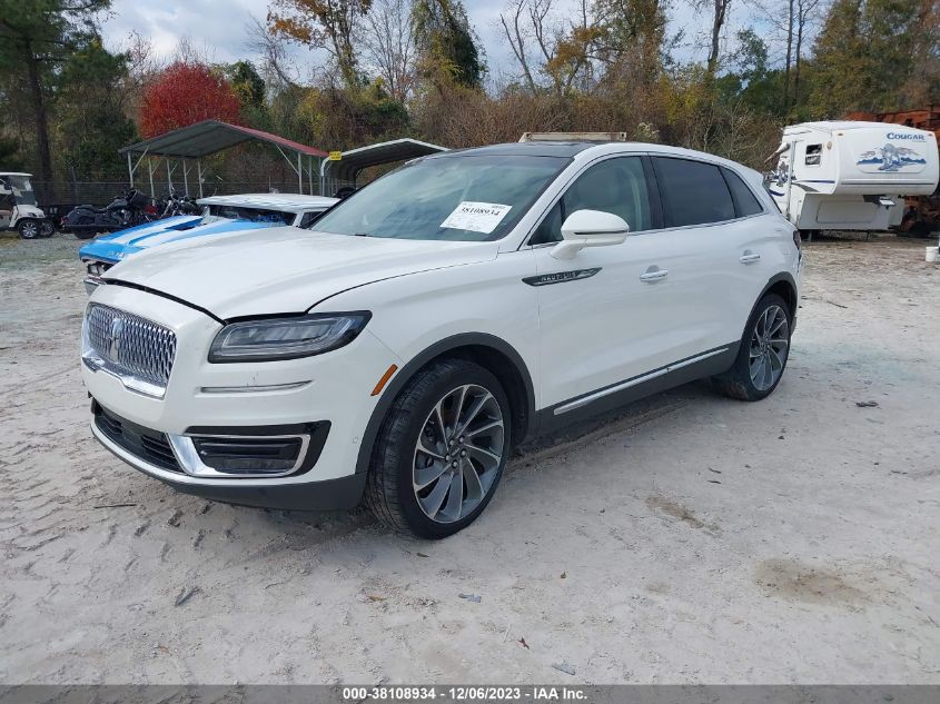 2020 LINCOLN NAUTILUS RESERVE - 2LMPJ8K96LBL10999