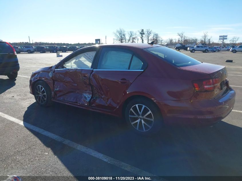 2017 VOLKSWAGEN JETTA 1.4T SE - 3VWDB7AJ0HM323949