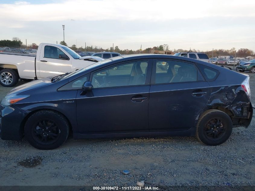 2013 TOYOTA PRIUS ONE/TWO/THREE/FOUR/FIVE - JTDKN3DU0D5546105