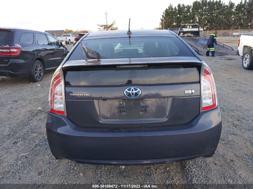 2013 TOYOTA PRIUS ONE/TWO/THREE/FOUR/FIVE - JTDKN3DU0D5546105