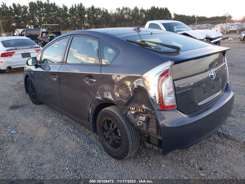 2013 TOYOTA PRIUS ONE/TWO/THREE/FOUR/FIVE - JTDKN3DU0D5546105